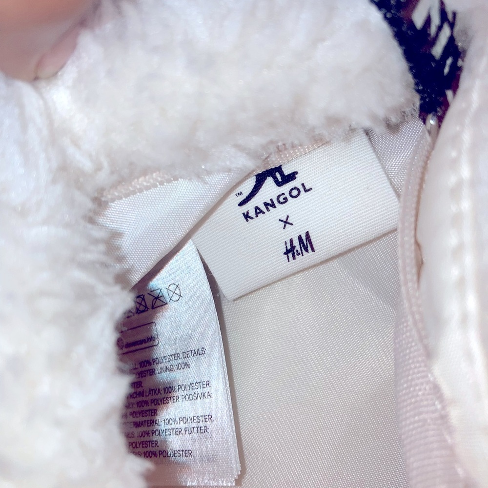 H&M X Kangol Faux Fur Crossbody Bag View 6